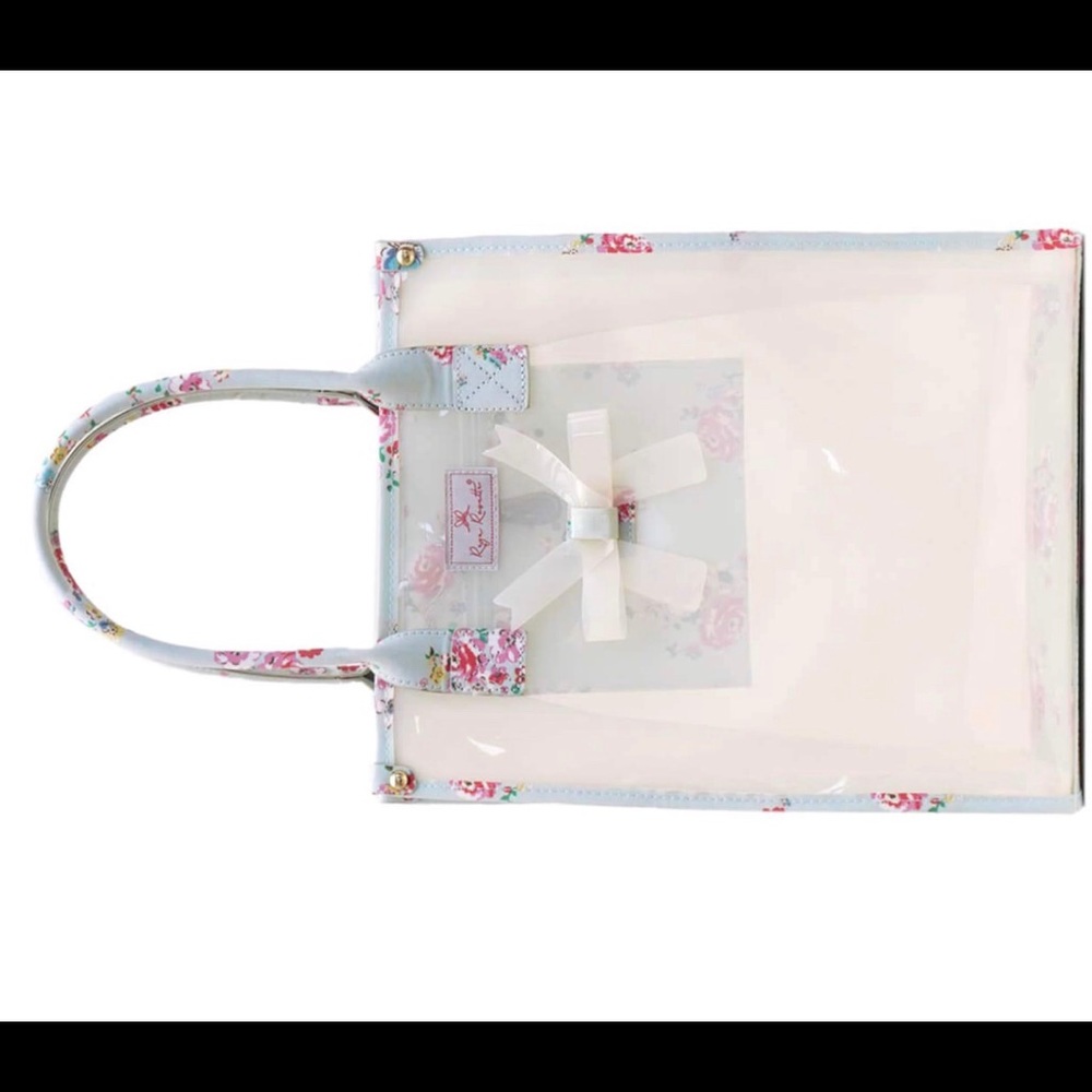 Reya Rosette Meadow Rose Clear Tote-Sling bagcombo